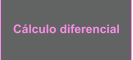 Cálculo diferencial