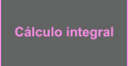 Cálculo integral